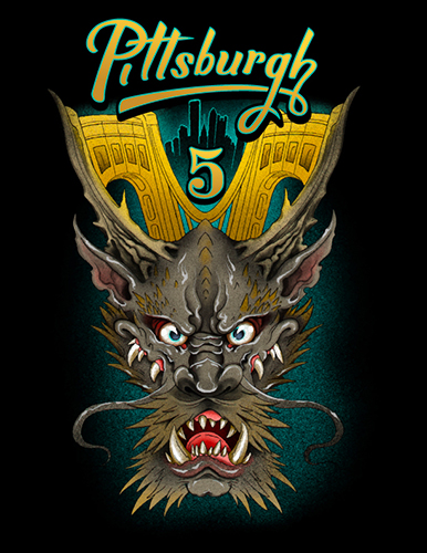 Pittsburgh Tattoo Expo Bleed Black and Gold | Exposed Temptations | Greg Piper Ink Master Star